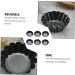 PRETYZOOM Flan Tart Pan 36 Pcs Cake Mold Non Stick Egg Tart Mold Wrought Iron Iron Bake Mold - Buy Online on GoSupps.com