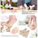 GOTOTOP Bunion Corrector Relief Pads - 2pcs Toe Separator Spacer Gel Straightener for Women and Men - Buy Online on GoSupps.com