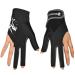 FULLANT Billiard Gloves 3 Fingers Left Hand Lycra Billiard Gloves Snooker Instruments Billiard Accessories 2 Pack Gray L
