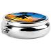 Hawaii Beach Mini Round Pill Box | 3 Compartment Travel Pill Organizer | Portable Medicine Case for Home & Office - Buy Online on GoSupps.com