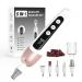 Electric Manicure Pedicure Set Cordless Nail Files Rechargebale Electric Nail Drill Thick Nails Care Tools with 10 Speeds and LCD Display for Home Salon