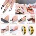 Skytowards 1000 ST Self-Adhesive Nail Forms - Gold Nail Extension Template for Perfect Fingernail Shape & Nail Art Stencil - Buy Online on GoSupps.com