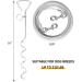 GENCAM Dog Tie Out Cable and Stake for Dogs Dog Tie Out Cable with Spiral Ground Stake Outdoor Dog Camping Tie Out Dog Lead Hook Leash for Dogs (10m) - Buy Online on GoSupps.com