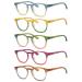 Eyekepper 5 Pack Fashion Reading Glasses Women (one color each) +2.50 Mix