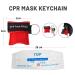 14-Piece CPR Ventilation Mask Set | First Aid Keychain Masks & Cloth Key Rings | Mouth-to-Mouth Ventilation (7 Black + 7 Red) - Buy Online on GoSupps.com