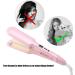 Ruiqas Deep Waver Curling Iron Anti- Scald Hair Crimper Fast Heating 2 Barrel Ionic Wavy Hair Curler with 17 Temp Settings for Waving Hair (Pink) - Buy Online on GoSupps.com