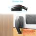 Tenmetre Child-Proof Oven Door Lock - Heat-Resistant No Drilling Safety Lock for Toddlers & Babies - Black - Buy Online on GoSupps.com
