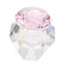 minkissy 2 Pcs Nail Art Crystal Cup Dappen Dish Bowl Flower Dappen Dish Glass Nail Dish Crystal Nail Cup Diamonds for Nails Nail Art Dish Cup White Crystal Decorative Plate 5.5x5.5cmx2pcs Pinkx2pcs