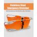 Multifunction Foldable Stretcher Stainless Steel Simple Cloth Stretcher Patient First Aid Stretcher Flat Transport Stretcher for Ambulance - Buy Online on GoSupps.com