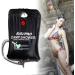 RISEPRO Solar Shower Bag 5 Gallons/20L with Temperature Indicator - Hot Water 45C for Camping, Hiking, Climbing | C1004 - Buy Online on GoSupps.com