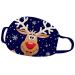 Riou Christmas Mundschafts Neckuch Santa Claus Motor Washing Cotton Mouth and Nose Protection Outdoor Motorcycle Multifunction cloth for couple (m)