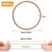 100pcs Khaki 2mm Elastic Hair Bands for Kids - Soft, Metal-Free Ponytail Holders in Brown - Buy Online on GoSupps.com
