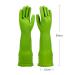Wekiwgot Long Rubber Gloves - 3 Pairs Reusable & Waterproof for Kitchen Cleaning - Non-Slip Handle Ideal for Households - Buy Online on GoSupps.com