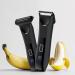 Waterproof Body & Groin Hair Trimmer for Men | Dual-Head Ceramic Blade & Foil Shaver | Rechargeable Wet & Dry Groomer with LCD Display - Black - Buy Online on GoSupps.com