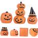 KONTONTY 3pcs Halloween Pumpkin Decoration Mini Pumpkin Decoration Desktop Decor Mini Tombstones Halloween Decorations Clearance Halloween Birthday Decor Ornament Home Decor Miniature Model - Buy Online on GoSupps.com