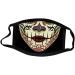 ZLUU 2PCS Halloween Adults Protective Face Mask Personalized Patterns Face Cover Safe Skin Friendly Face Sheild Washable Reusable Adult's Adjustable Windproof Reusable Printed Face Halloween Cotton Mask - Buy Online on GoSupps.com