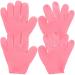 2 Pairs Moisturizing Gloves Dry Hand Gloves Hand Repair Gloves Emulsion Hand Moisturizer Gloves Lotion Gloves Hand Moisturizing Glove Sleep Gloves for Dry Hand Silicone Gloves