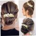 Didiseaon Handmade Leaf Comb Headwear for Women Wedding Headpiece Hair Gems for Women Bridal Accessories Wedding Hair Accessories for Brides Tiara Bridesmaid Hair Comb The Flowers Alloy - Buy Online on GoSupps.com