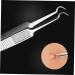 PLAFOPE 3pcs Clip Stainless Pimple Blemish Removal Tools Blackhead Extractor Kit Stainless Steel Silver - Buy Online on GoSupps.com
