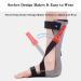 SFKLYU Adjustable Ankle Foot Orthosis Support Brace for Foot Drop Improved Walking Gait & Plantar Fasciitis - Right & Left Options Available - Buy Online on GoSupps.com