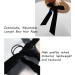 School Hair Streamer Hair Bobbles Girls Hair Accessories Ponios Ponytail Holder For Curly Hair And Thick Hair Black Hair Bows with Band For Outfit Uniform (A) - Buy Online on GoSupps.com