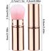 Portable Makeup Brush Small Multipurpose Cosmetics Brushes | Portable Face Makeup Brushes Beginner Friendly Powder Brush for Home Travel Gold - Buy Online on GoSupps.com
