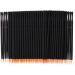 Ipetboom 300 pcs Eyeliner Disposable Applicator Golden Tools Wand Beauty Makeup mediumx3pcs Blackx3pcs - Buy Online on GoSupps.com