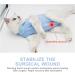 Cat Professional Recovery Suit Pet Surgery Suit Kitten Breathable Clothes Cone E-Collar Alternative Bodysuit Cat Onesie Anti Licking Vest Shirt for Abdominal Wounds Skin Diseases (M blue) M blue - Buy Online on GoSupps.com