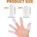 20 PCS Silicone Gel Finger Cots - Finger Protectors for Dry Skin, Cracking, Eczema, Arthritis - Rubber Finger Covers (2 Sizes, White) - Buy Online on GoSupps.com
