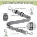 Slowton Dog Harness with Seat Belt for Car - Breathable Design XXS Gray Includes 2 Carabiner Hooks - Safe Travel for Small Dogs - Buy Online on GoSupps.com