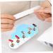 FOMIYES 1 Set Nail Tools Fake Nails Display Holder Nail Stand for Press on Nails Press on Nails Display Holder Press on Nails Stand with Base Nail Display Stand Acrylic Aurora Symphony - Buy Online on GoSupps.com