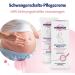 Sanosan Pregnancy Cream - Clinically Tested Stretch Mark Prevention | Safe Paraffin Oil-Free & Silicone-Free Care (2x200ml) - Buy Online on GoSupps.com