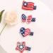 American Flag Hair Clips - Patriotic 4th of July Independence Day Accessories for Kids - Buy Online on GoSupps.com