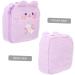 Healeved Plush Storage Bag for Girls - Multifunctional Matt Pad & Tie Bag - Small 18.5x18.5x6.5cm | Perfect Ladies Storage Solution - Buy Online on GoSupps.com