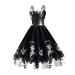 Shakven Halloween Dresses | Costume Outfits for Halloween | Halloween Mardi Gras Carnival Dress for Girls M With 1-1012