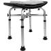 KMINA - Shower Stool for Inside Shower with Double Reinforced Crossbar and Cushion  Heavy Duty Bath Chair 330Ib  Shower Seats for Elderly  Cushioned Bath Chair for Seniors  Free Assembly - Buy Online on GoSupps.com