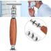 Buy Men's Safety Razor - Classic Bamboo & Wooden Handle Stainless Steel | International Shipping - Buy Online on GoSupps.com