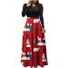 Yihaojia Women's New Waves Stripe Pant Women's Wave Printed High Waist Pocket Pants Loose Long Lounge Pant Trousers Red#21 Small