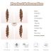 Feshfen 60cm Ponytail Hair Extension - Wavy Curly Synthetic Extensions for Women - Brown & Blonde - Buy Online on GoSupps.com