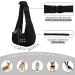 Petloft Reversible Dog Cat Sling Carrier - Hands Free Adjustable Cross Body Small Pet Carrier | Up to 4.99 KG | Black - Buy Online on GoSupps.com
