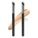 2 pieces of concealer brushes angled make-up brush under the eyes foundation brush mini noses contour brush brush to mix liquid or creamy