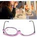 Magnifying Eye Make Up Glasses Cosmetic Eye Glasses with Case Flip Down Cosmetic Reading Glasses Spectacles for Women (+2.50) - Buy Online on GoSupps.com