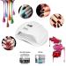 54W Nail Dryer LED Lamp for Gel Nails | Automatic Sensor Timer | Professional Nail Tools for Fingernail & Toenail Care - Buy Online on GoSupps.com