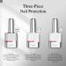 OPUIU Gel Nail Polish Base & Top Coat Set - 20ml | No Wipe Matte & Shiny Coats | Long Lasting Soak Off UV | Salon Quality Nail Art Kit - International Shipping - Buy Online on GoSupps.com