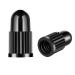 HZJD Presta Valve Caps, French Valve Cap, Presta Valve Cap, Plastic Bicycle Dust Cap, Corrosion Resistance, Used for Mountain Bikes, Road Racing, Mountail Bike(25PCS)