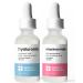 Natural Outcome Hydrating Hyaluronic Acid Serum and 10% Niacinamide Face Serum - Lightweight Anti Aging Facial Serum Set 1 oz Each Vegan Cruelty Free & Fragrance Free