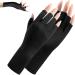 1 Pair Uv Glove for Gel Manicures Breathable Uv Protection Gloves UPF50+ Uv Nail Gloves Fingerless Manicure Gloves Uv Protection for Nail Art Skin Care Black Beauty Supplies - Buy Online on GoSupps.com