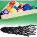 6PCS Hollow Out Pool Table Pocket Nets for Billiards Training - Black - Buy Online on GoSupps.com