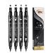 Non -smeared eyeliner winged eyeliner winged liquid eyeliner waterproof and durable 4 double pens suitable for cat eyes