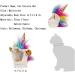 Delifur Dog Costume Unicorn Hat for Cats and Small Dogs - Halloween Cosplay Mane Cap - Buy Online on GoSupps.com